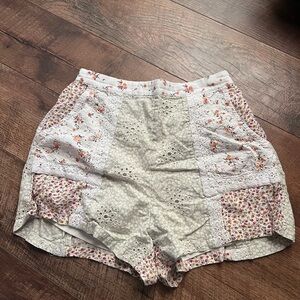American Eagle Outfitters Floral High Waist Shorts